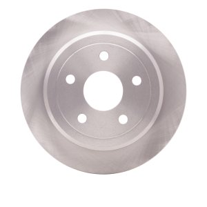 Jeep Wrangler Brake Rotor (1) - Rear - R1 Concepts - Plain - `07-`18